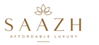 SAAZH Affordable Luxury wordmark with lotus